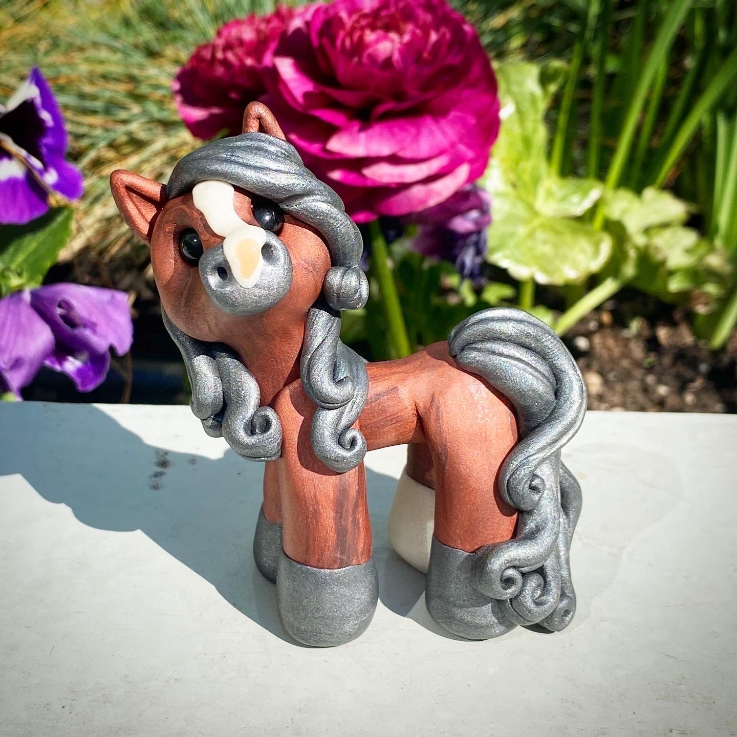 Custom Clay Horse Sculptures