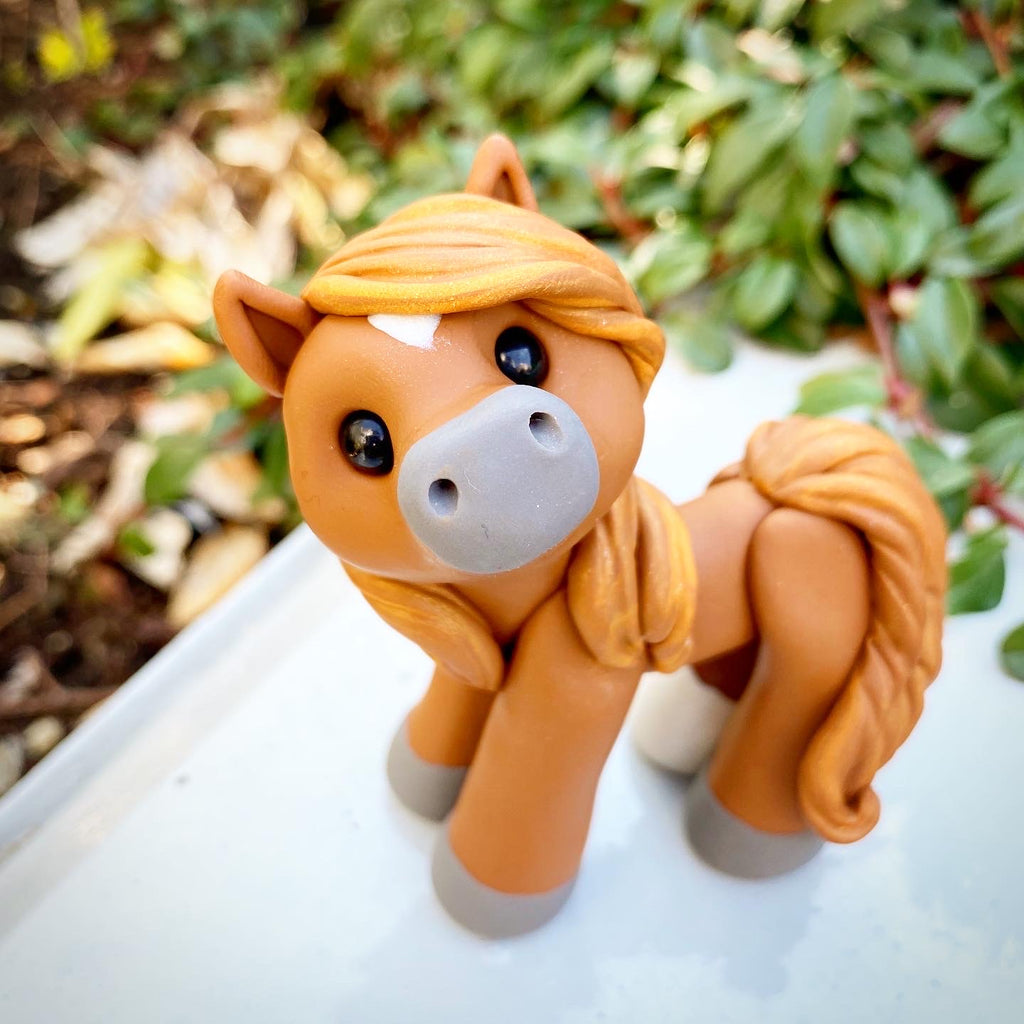 Custom Clay Horse Sculptures