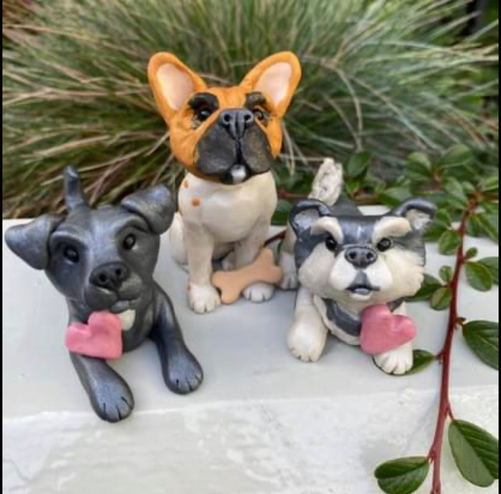 Custom Clay Pet Sculptures