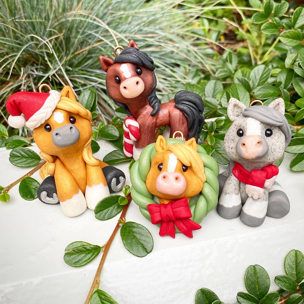 Custom Clay Horse Sculptures